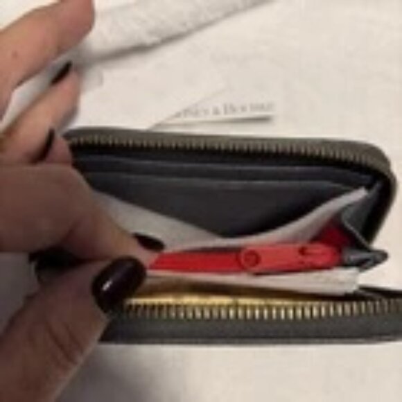 Dooney & Bourke Saffiano Large Zip Around Credit Card Case Wallet - NWT (New) - Picture 4 of 5